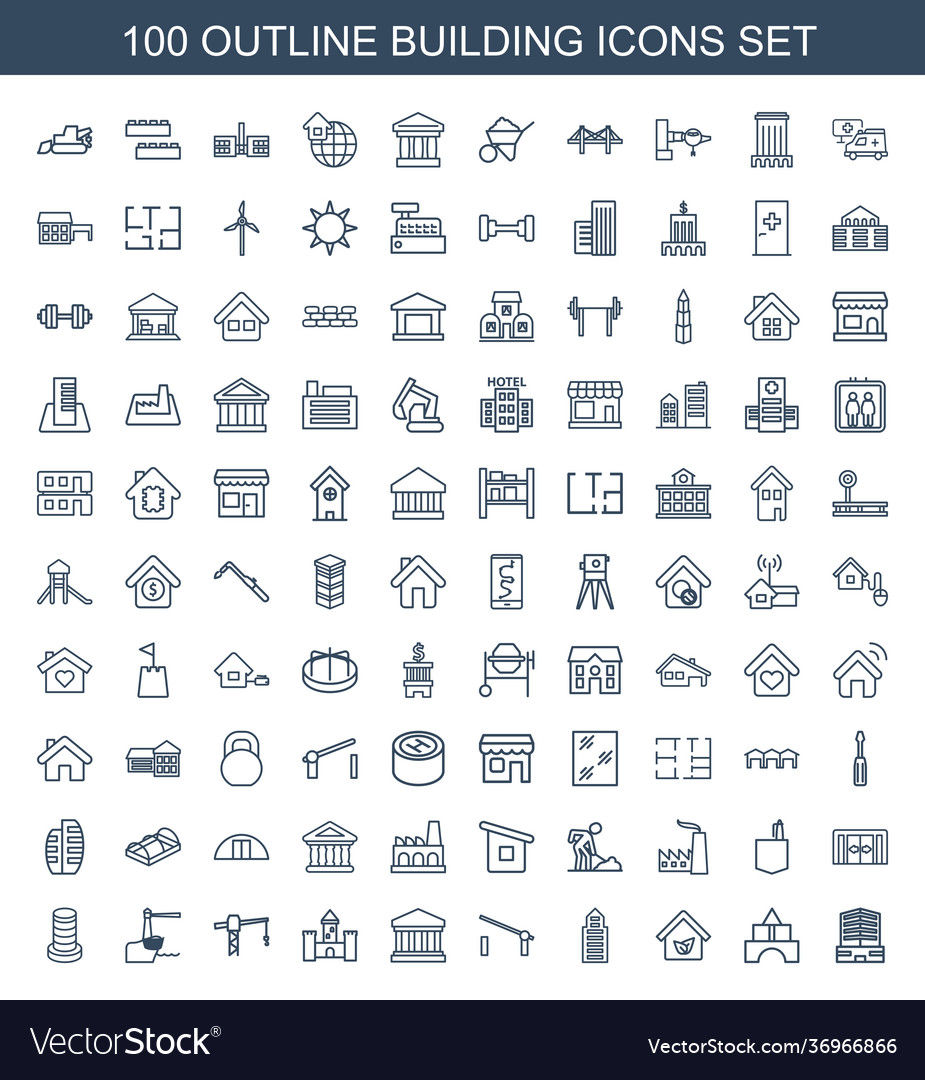 Building icons