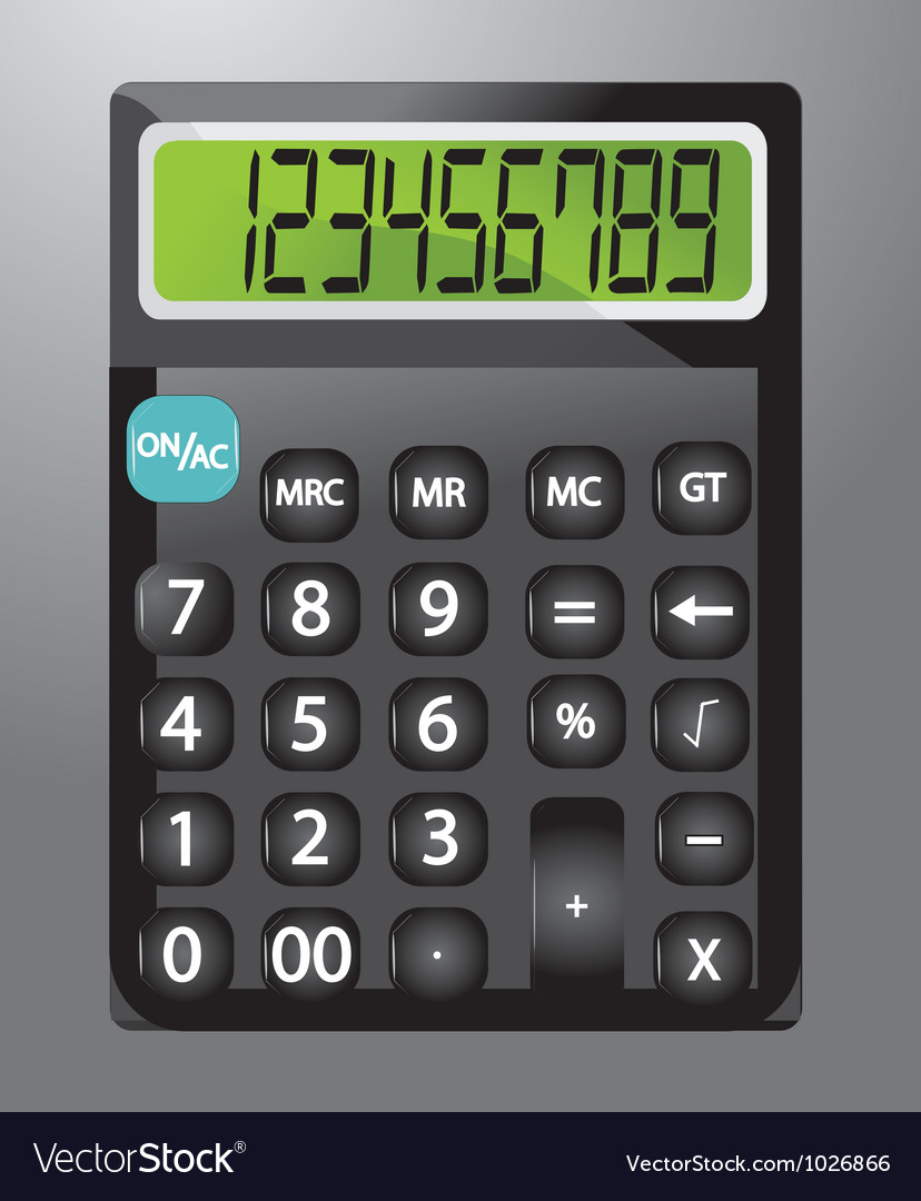 Calculator Royalty Free Vector Image - VectorStock