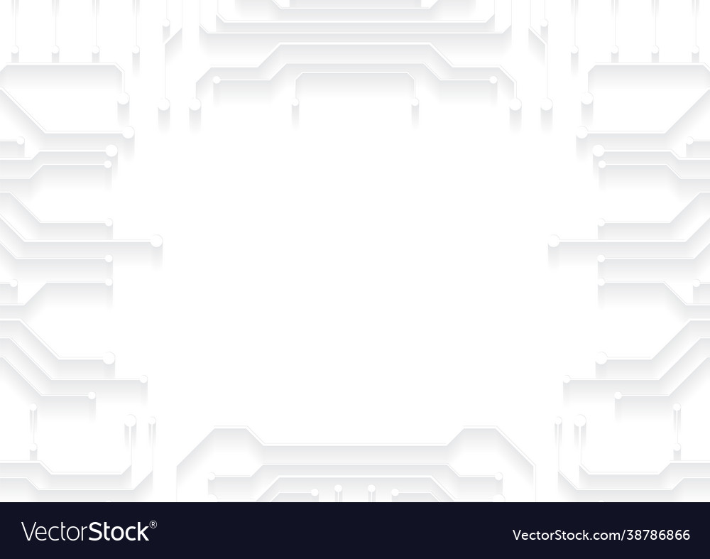 Circuit technology background with hi-tech vector image Circuit technology background with hi-tech
