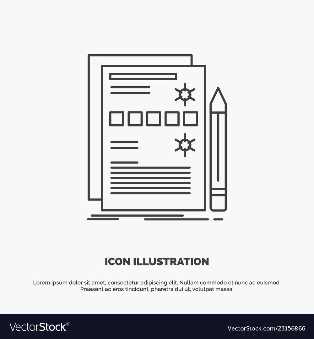 Component data design hardware system icon line vector image Component data design hardware system icon line