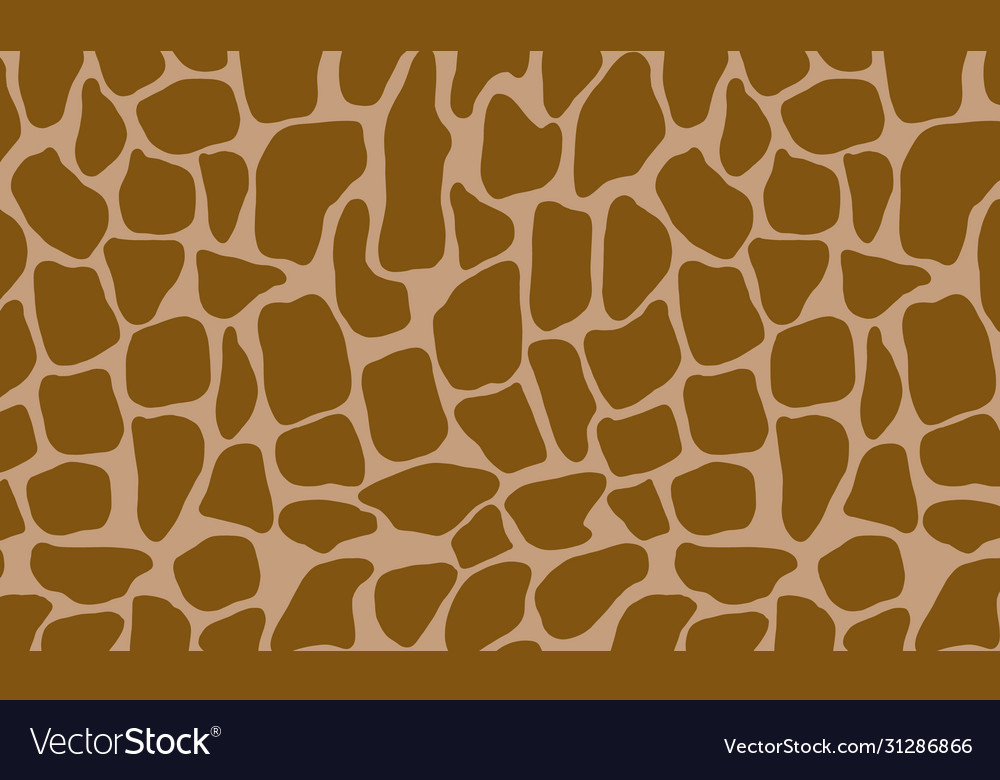 Giraffe pattern on an isolated background vector image Giraffe pattern on an isolated background