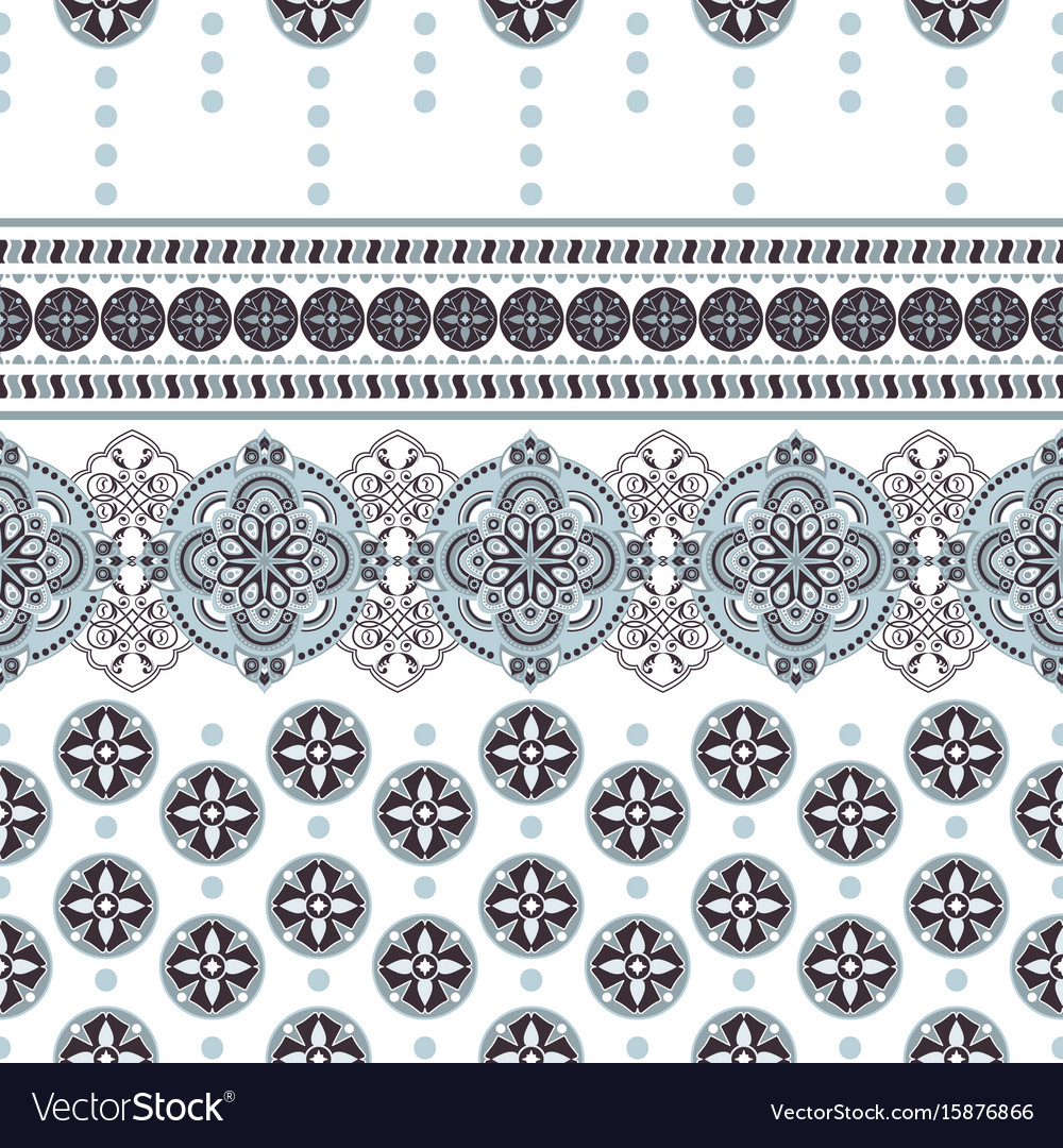 Intricate Ethnic Border Pattern