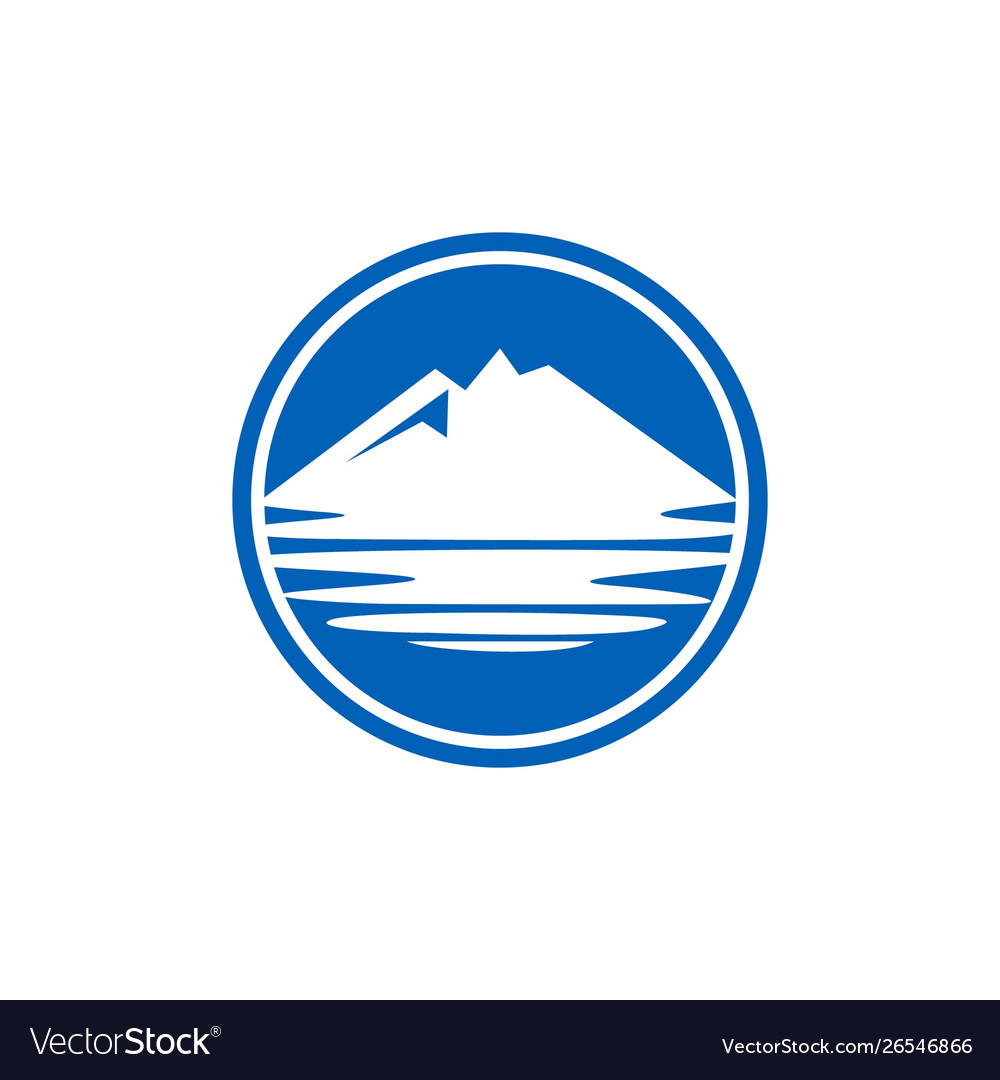 Mountain logo template