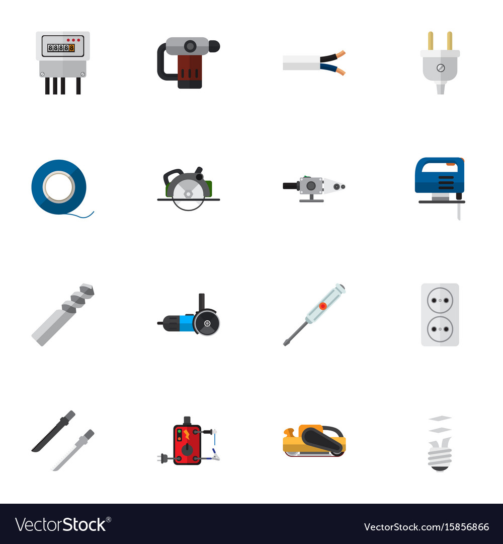 Set of 16 editable instruments icons includes