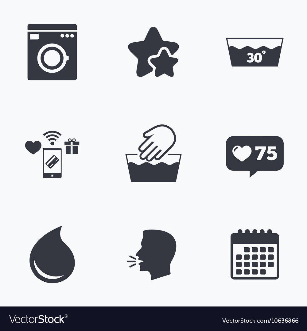 Wash icons machine washable at thirty degrees