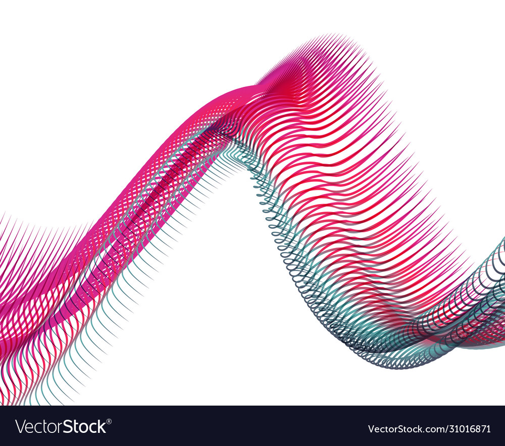 Abstract background blend wave line design