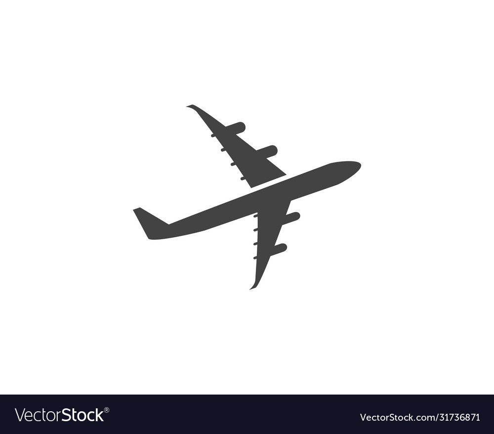 Airplane icon vector image Airplane icon