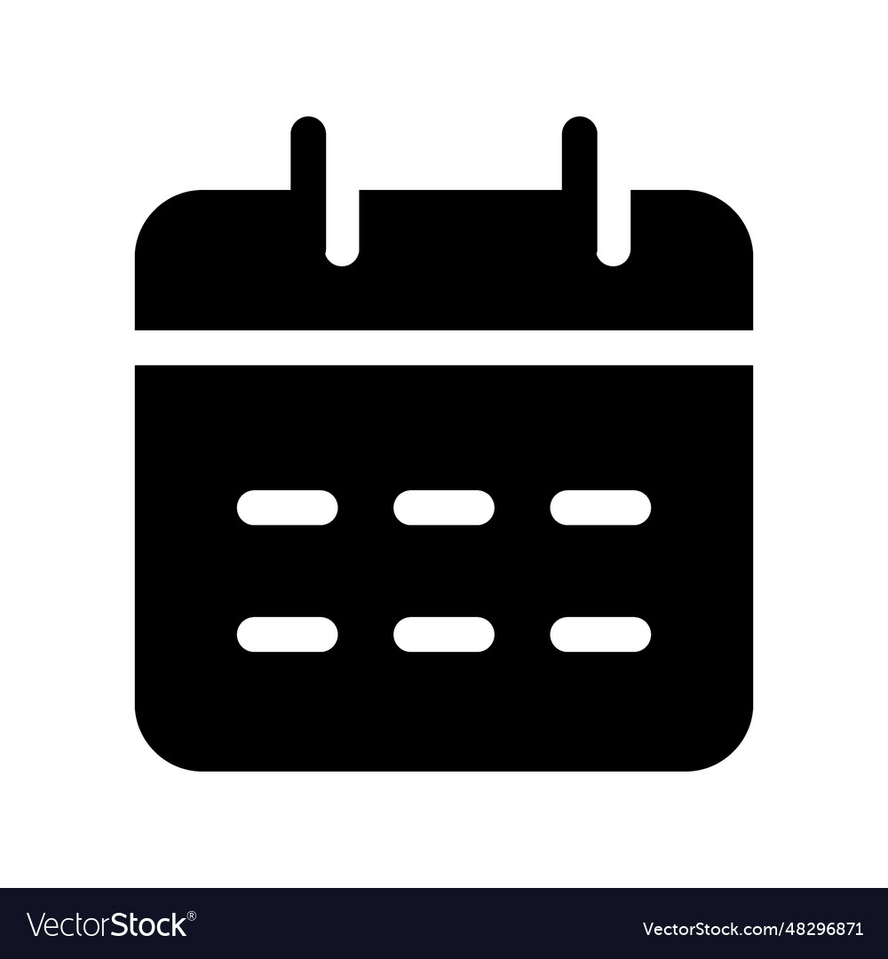 Calendar icon Royalty Free Vector Image - VectorStock