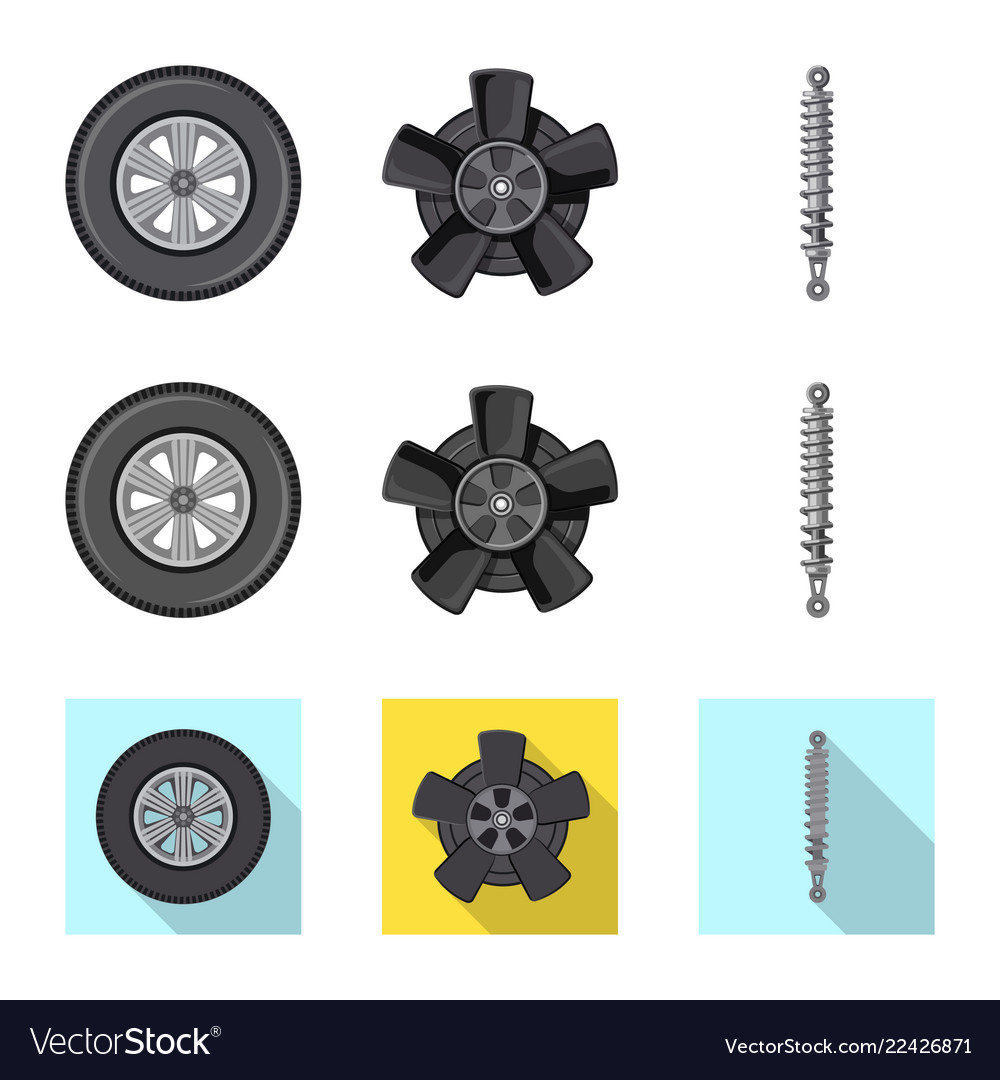 Design of auto and part logo collection Vector Image Design of auto and part logo collection
