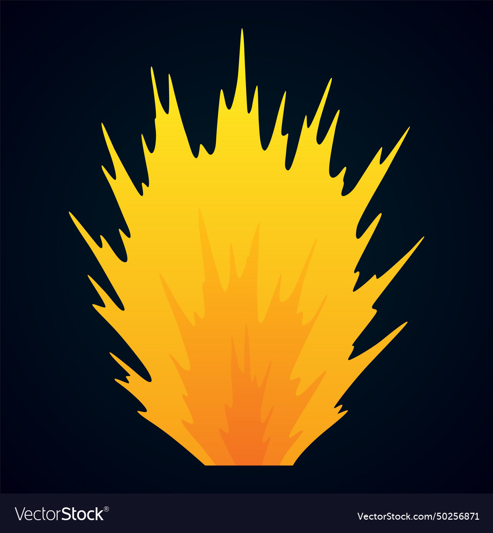 Explosion animation for game Vector Image Explosion animation for game