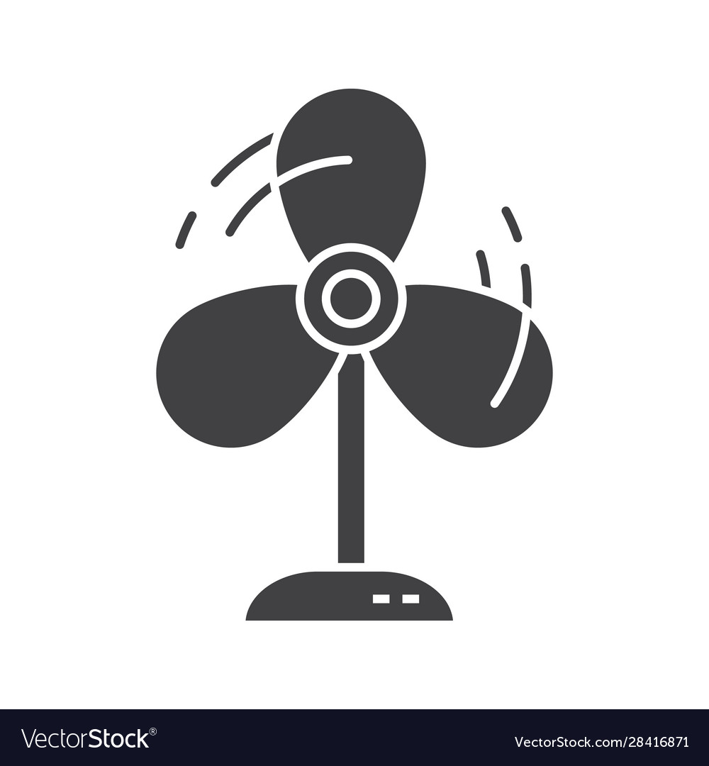 Fan glyph icon