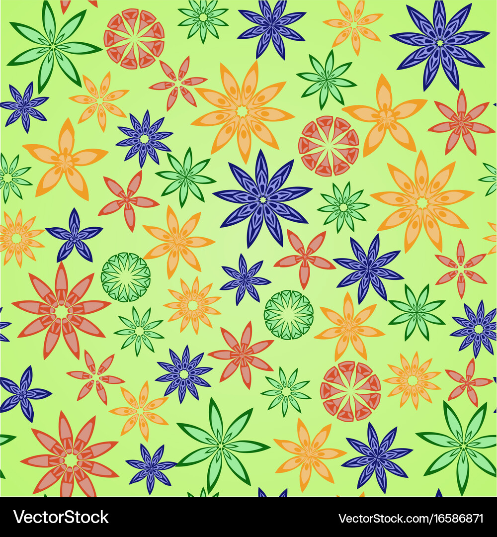 Flower pattern Royalty Free Vector Image - VectorStock