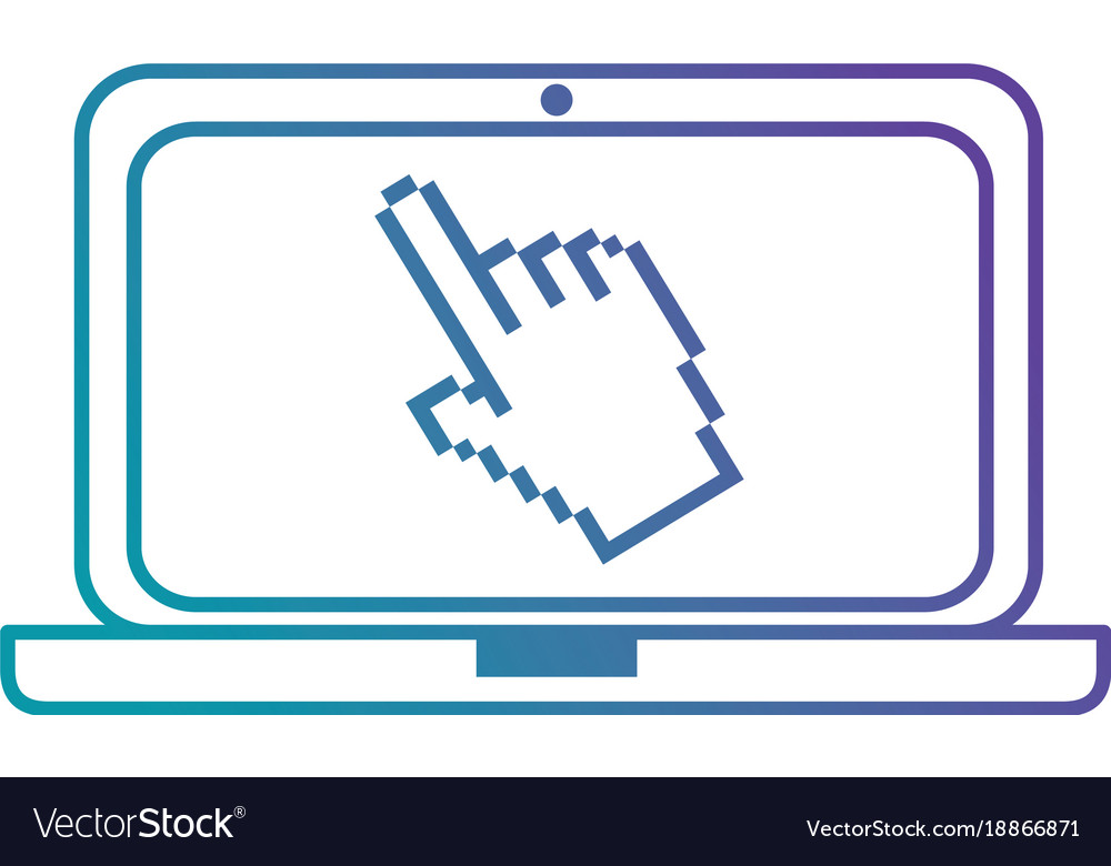 Laptop computer with pointer