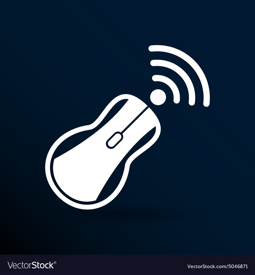 Wireless mouse button web icon tool click