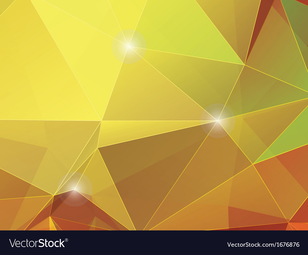 Abstrakter Herbst Polygon Mosaik Hintergrund