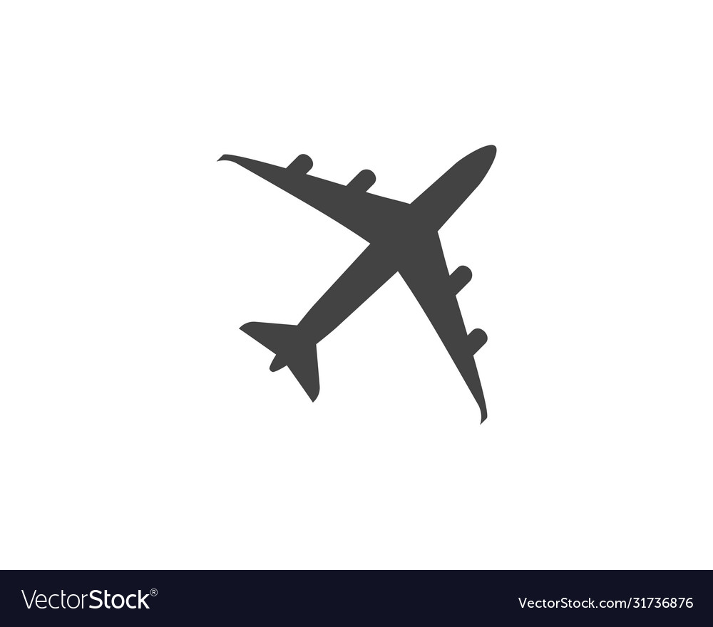 Airplane icon vector image Airplane icon