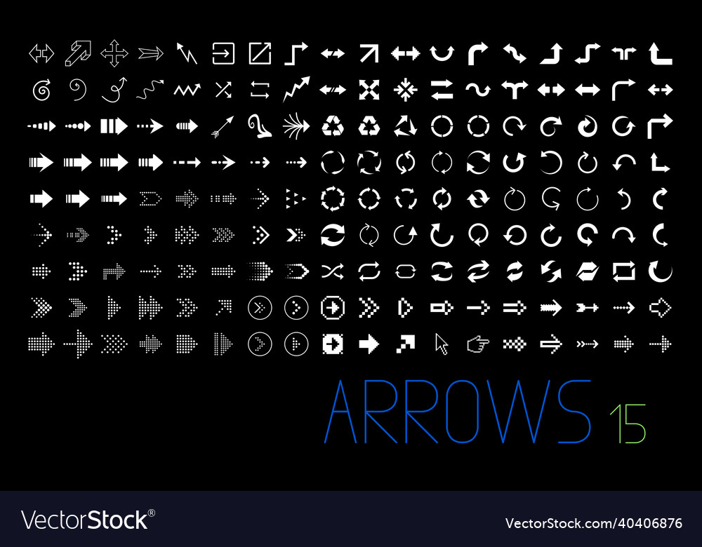 Arrow and cursor icons