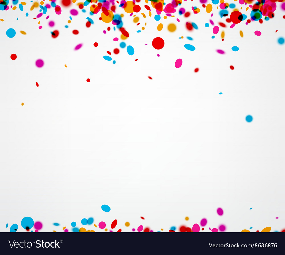 Background with color confetti