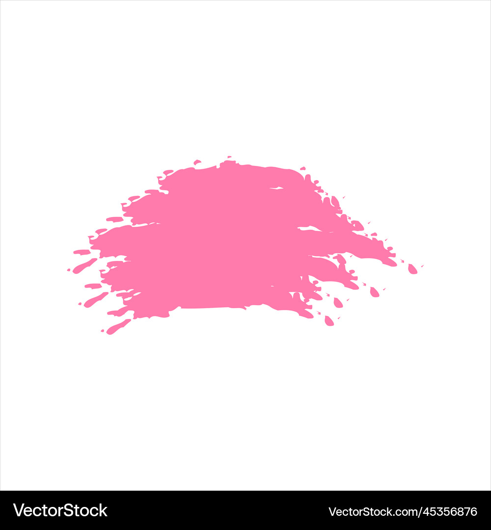 Colored paint brush strokes Royalty Free Vector Image