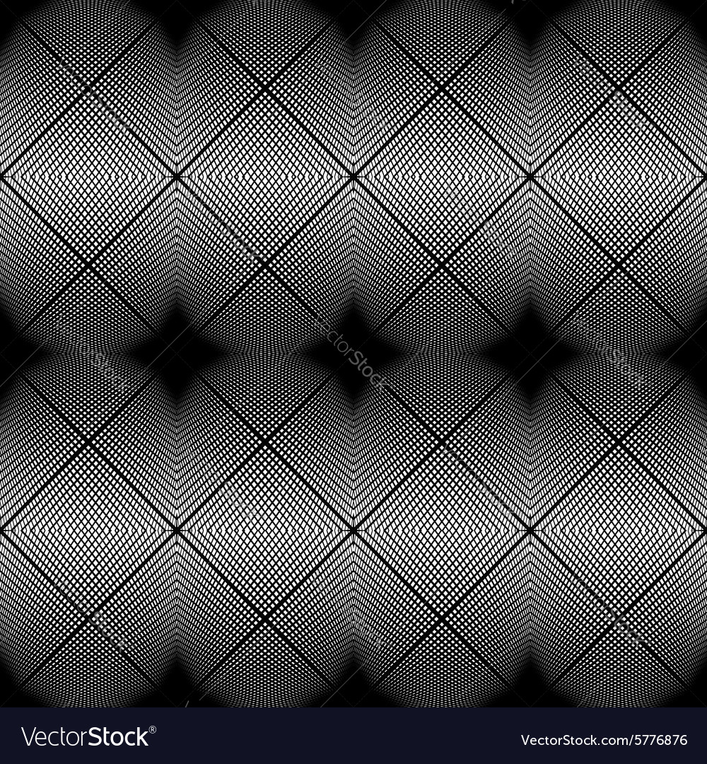 Design seamless monochrome diamond pattern