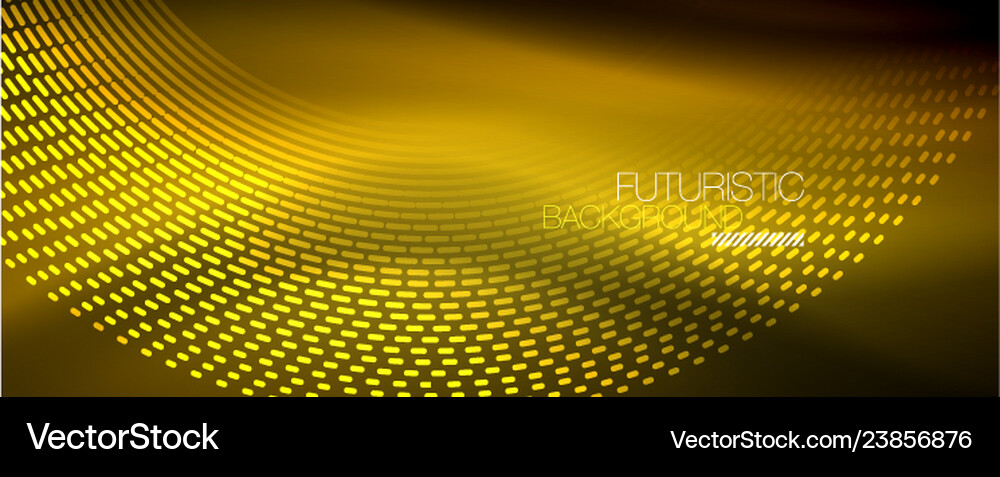 Digital flowing wave particles abstract background