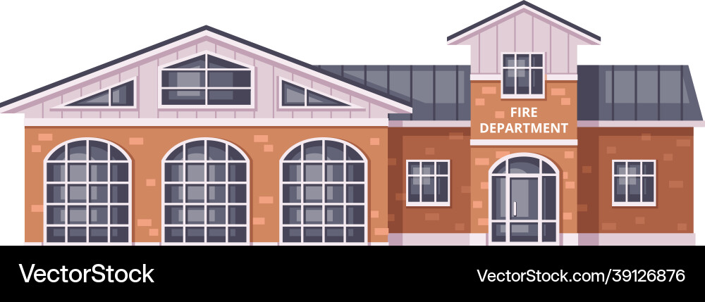 Fire department Royalty Free Vector Image - VectorStock