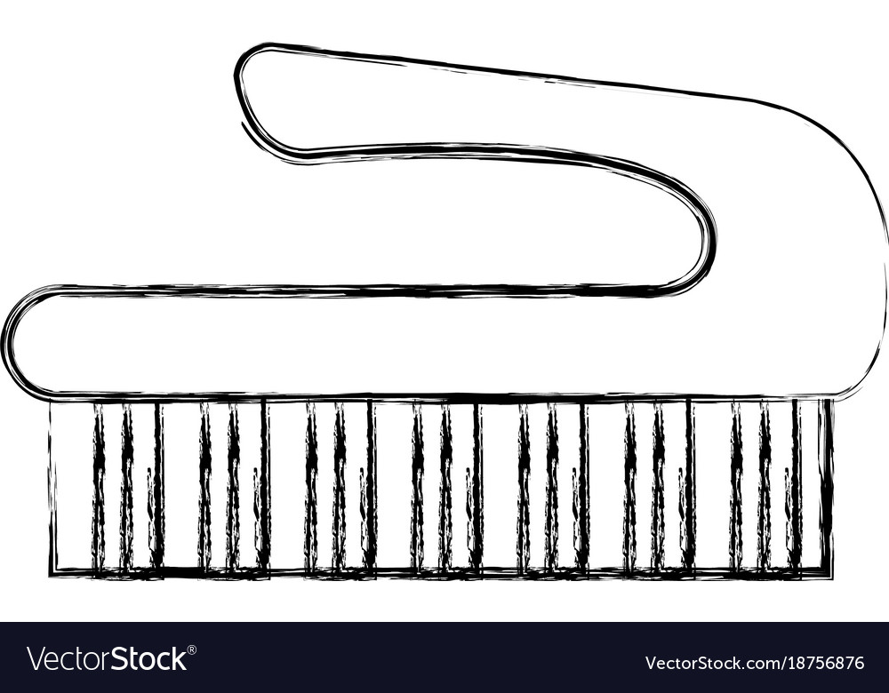 Handbürstenreinigung isolierte Ikone