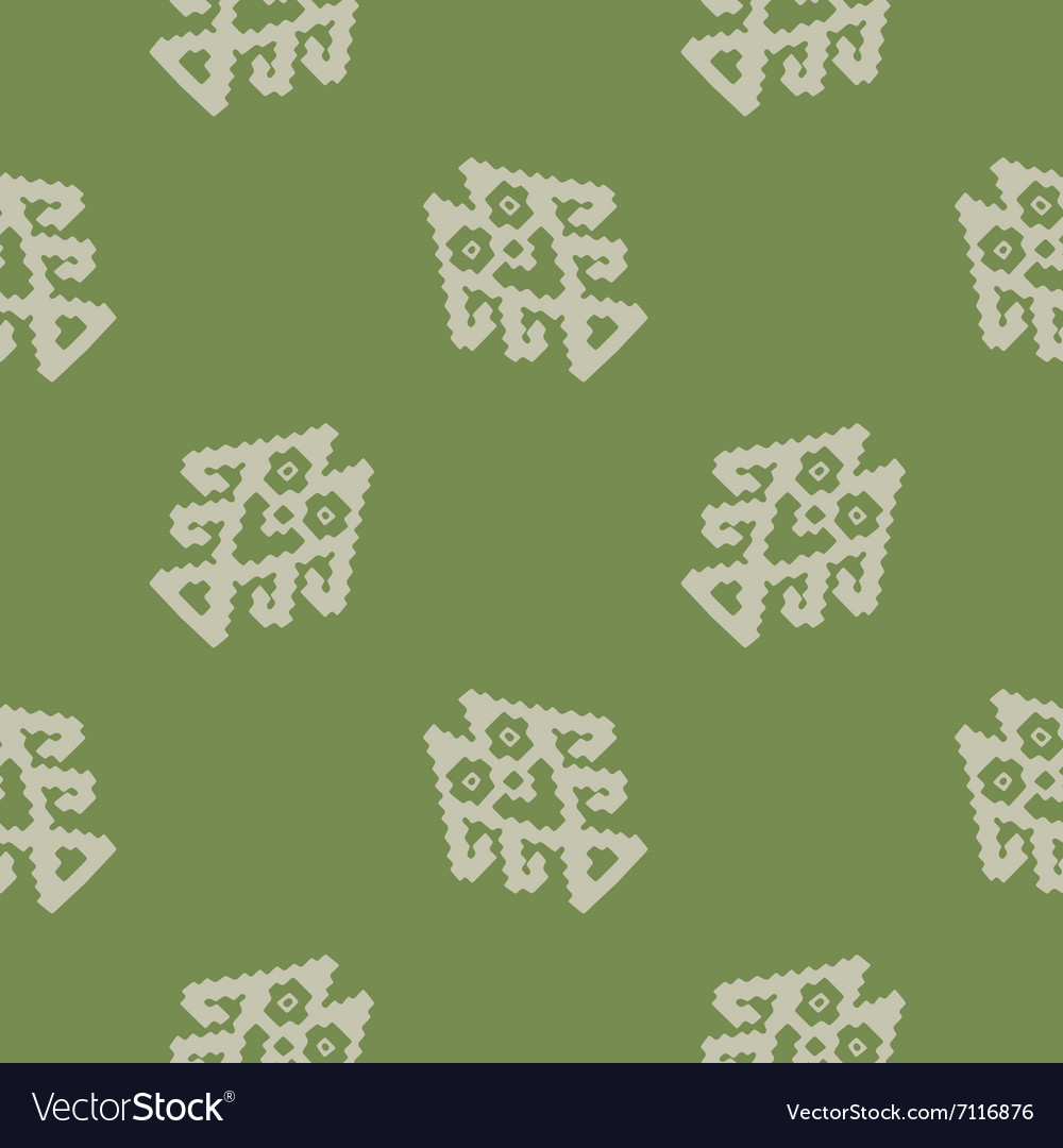 Seamless pattern with peruvian indians art