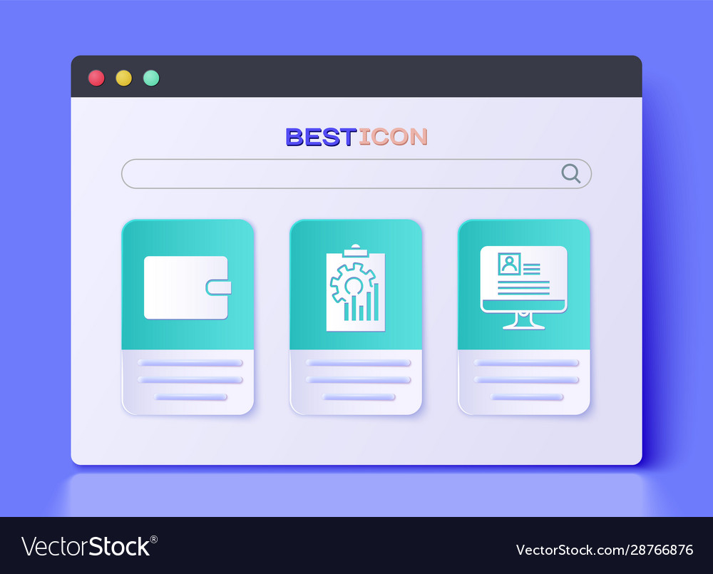Set clipboard with graph chart wallet