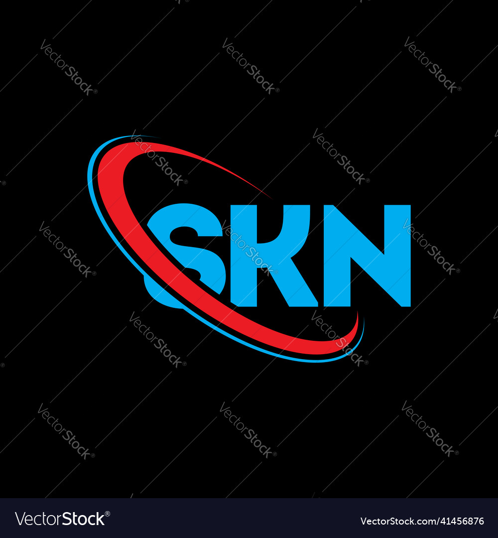 Skn logo letter design