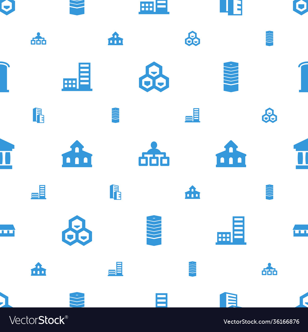 Structure icons pattern seamless white background Vector Image Structure icons pattern seamless white background