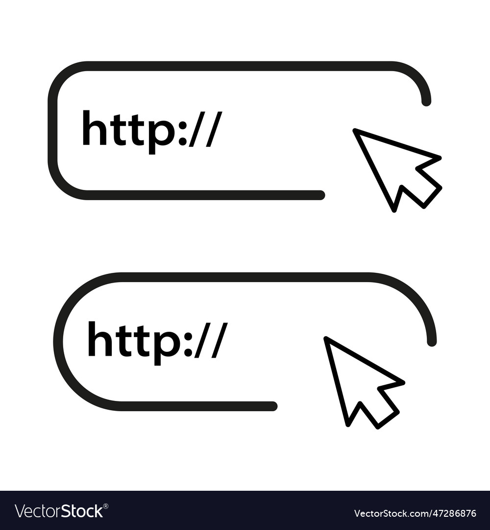 Website address web browser for searching