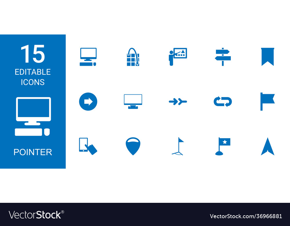 15 pointer icons