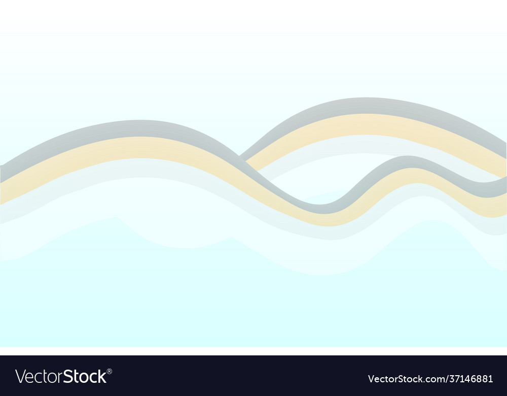 Abstract background flowing wave design layout vector image Abstract background flowing wave design layout