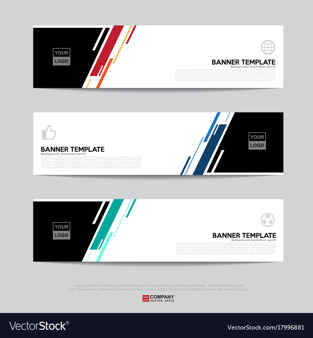 Banner Design For Business Presentation Royalty Free Vector
