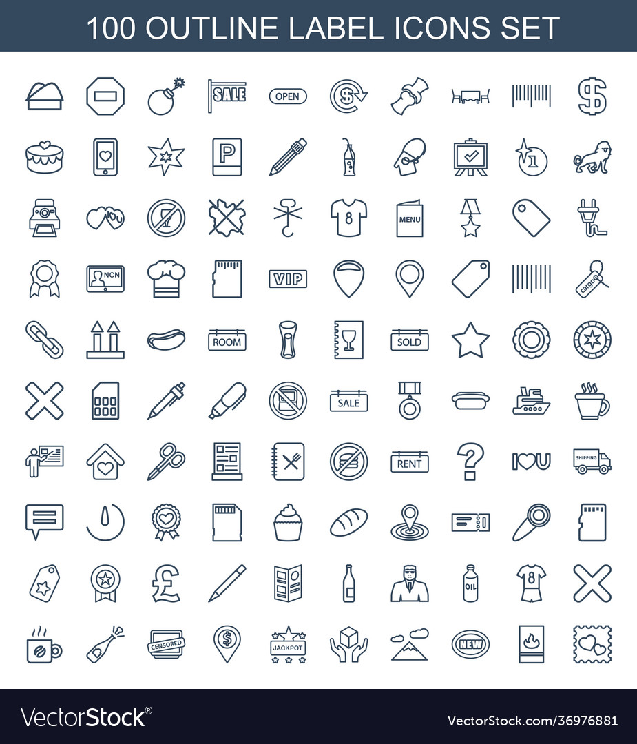 Label icons