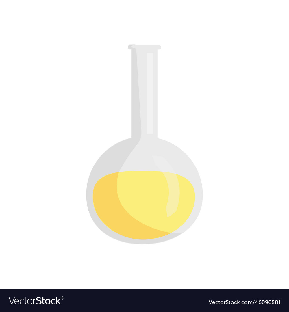 Laboratory flask vector image Laboratory flask