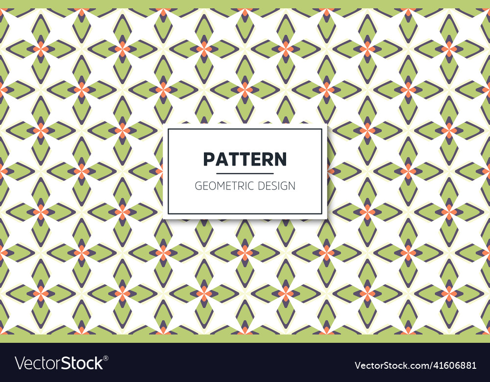 Seamless pattern with simple colorful geometric