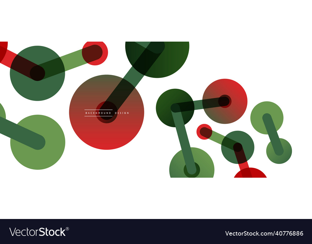 Abstract background round dots connected by lines
