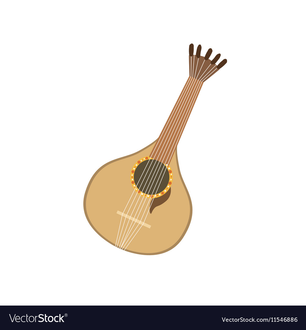 Acoustic guitar portuguese famous symbol