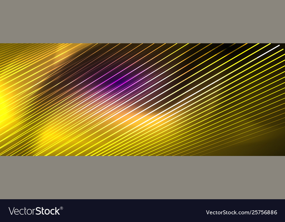 Color light with lines outer space background vector image Color light with lines outer space background