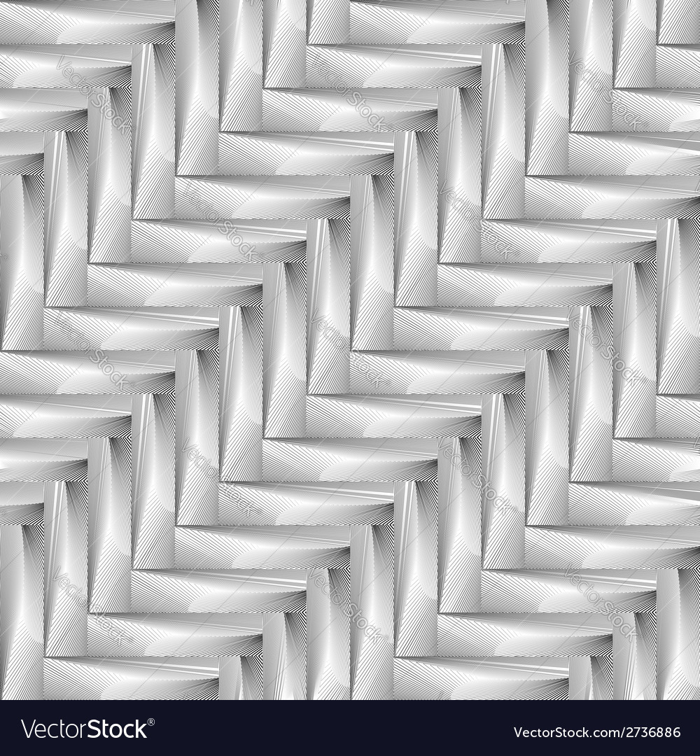 Design seamless monochrome zigzag pattern
