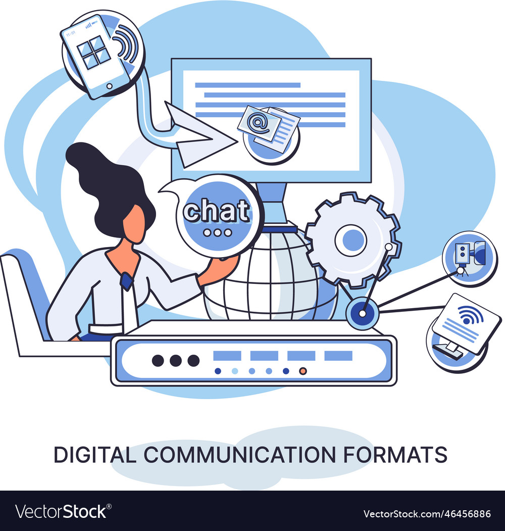 Digital communication formats metaphor content
