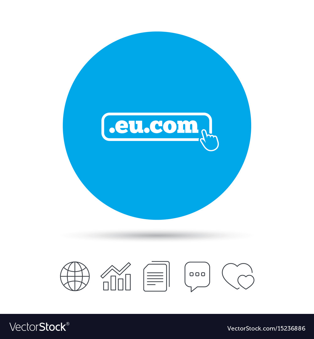 Domain eucom sign icon internet subdomain