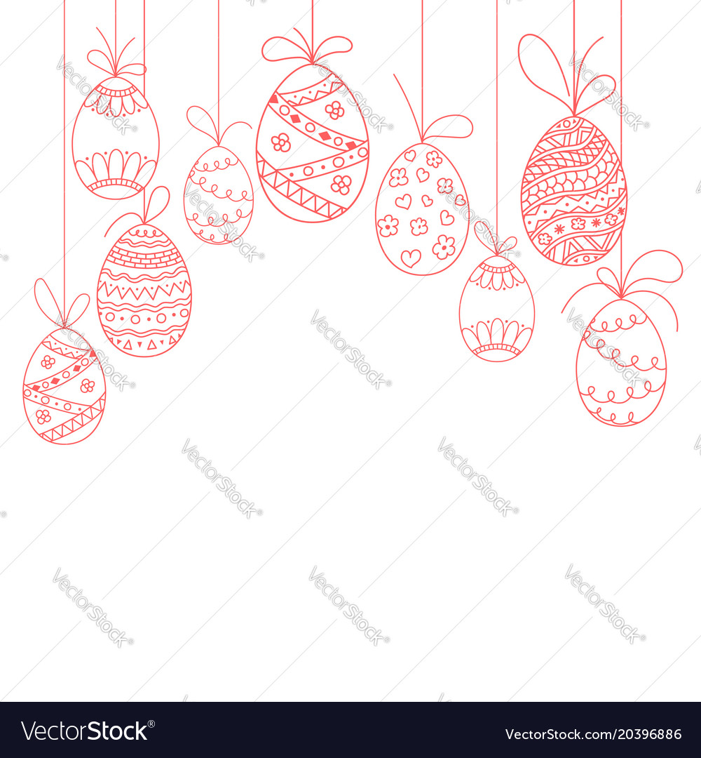 easter invitation card from doodle easter egg easter invitation