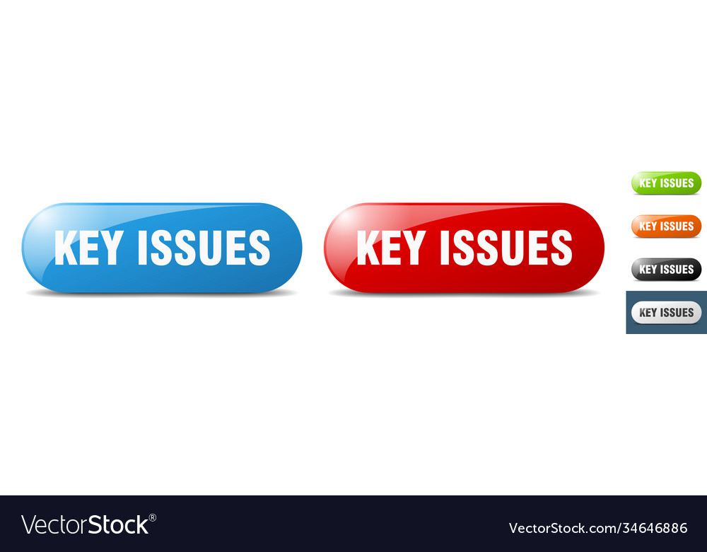 Key issues button sign push set