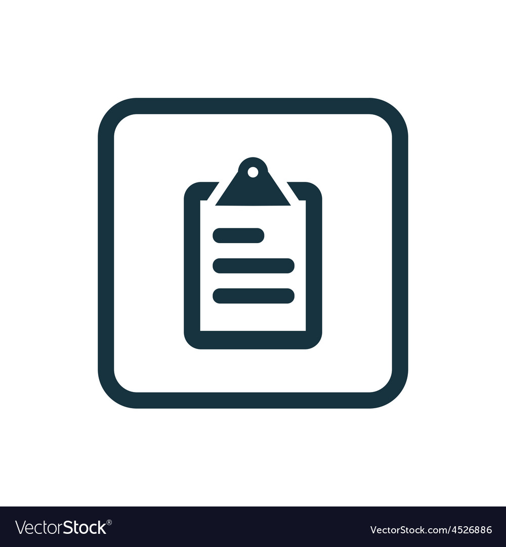 List icon rounded squares button