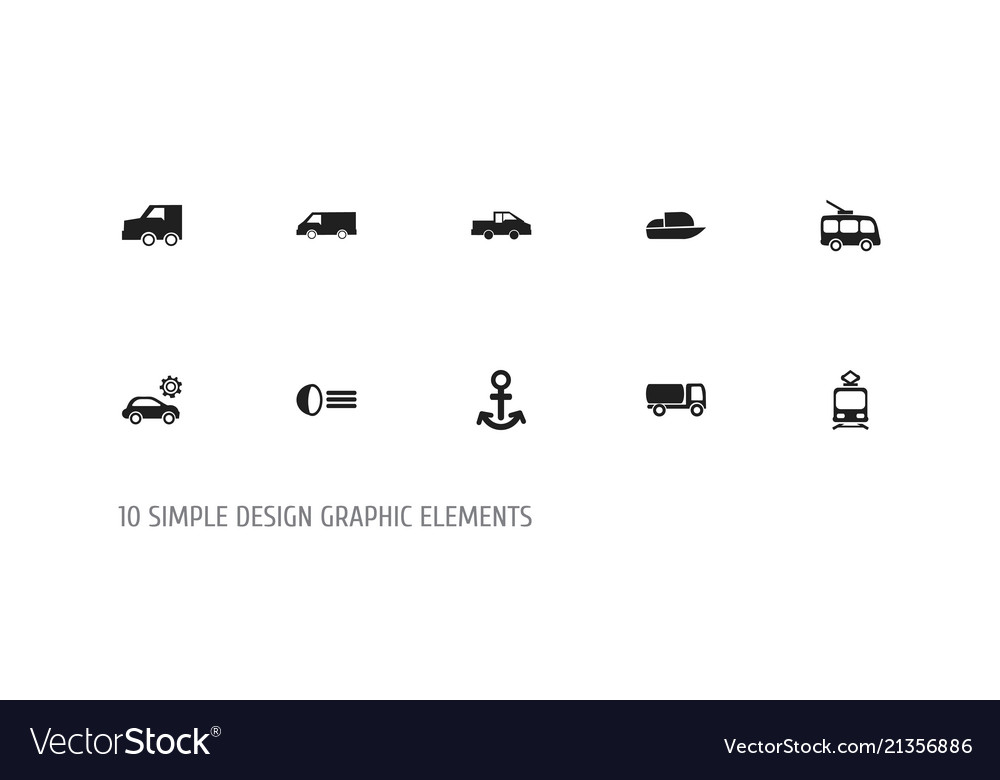 Set of 10 editable shipment icons includes vector image Set of 10 editable shipment icons includes
