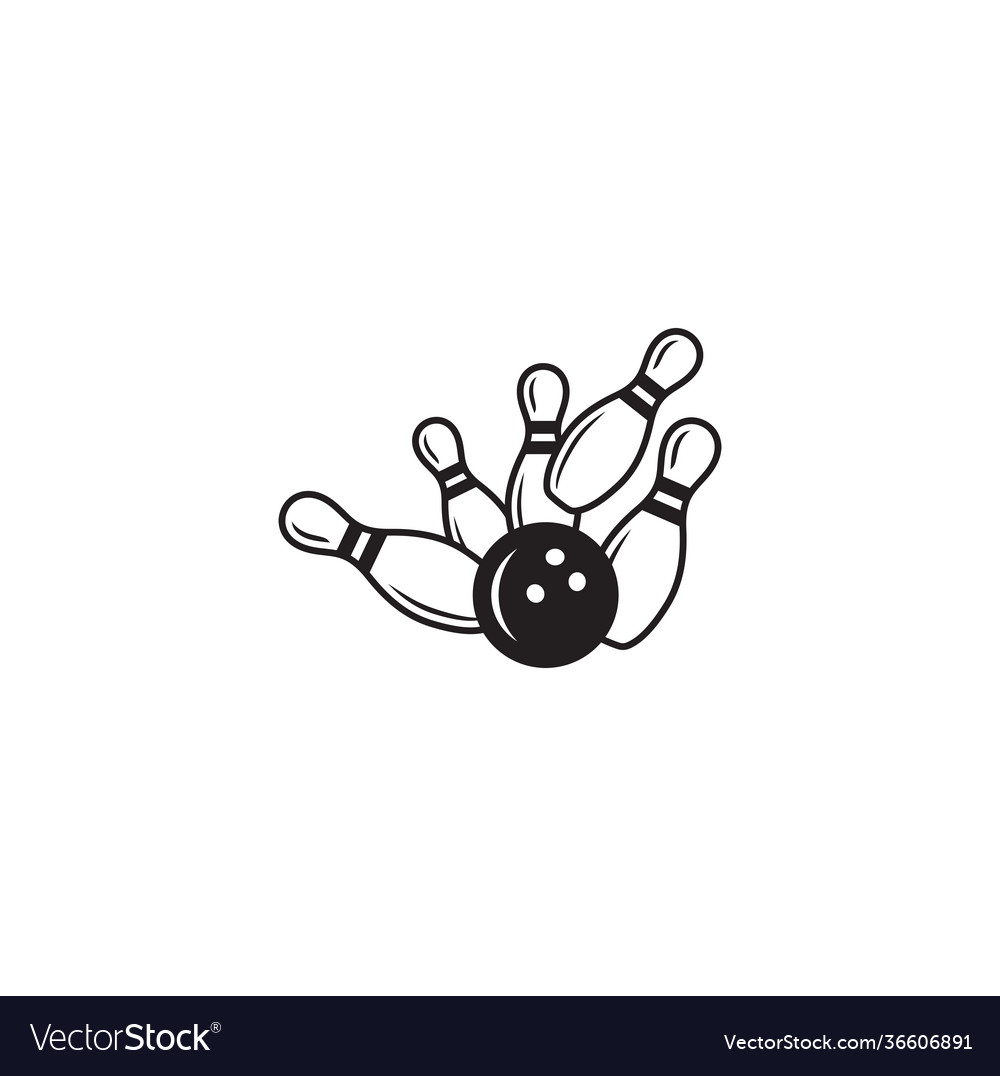 Bowling Royalty Free Vector Image - VectorStock