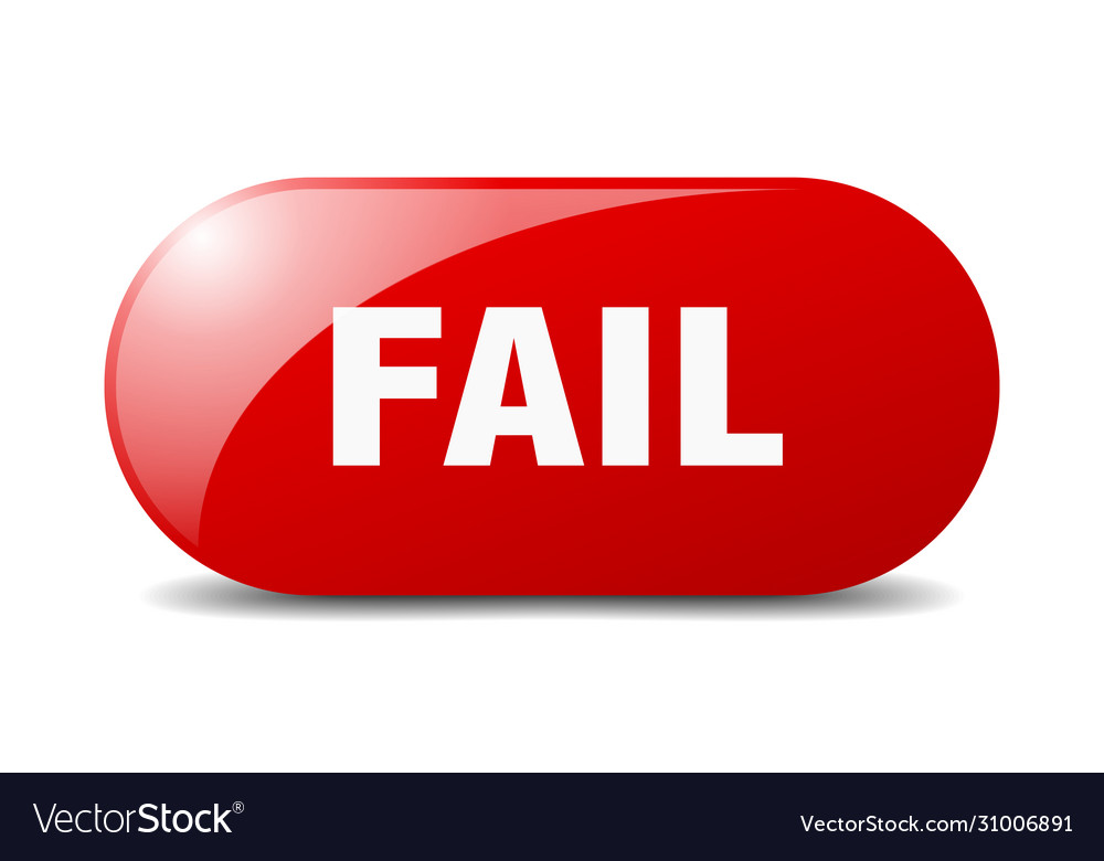Fail button sign key push